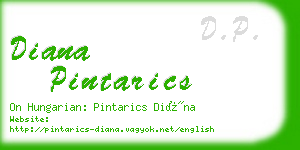 diana pintarics business card